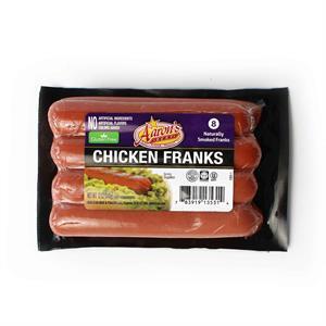 Aarons Chicken Franks, 12 Oz